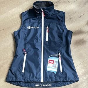 Helly Hansen Crew Vest Sailing Women S/P Reg Fit Waterproof Windproof Breathable